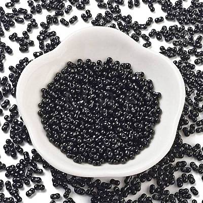 Baking Paint Glass Seed Beads SEED-A033-04A-1