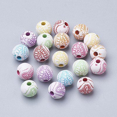Craft Style Acrylic Beads LS-MACR-Q226-05A-8mm-1