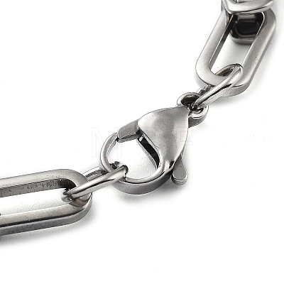 304 Stainless Steel Link Chain Bracelet for Men Women BJEW-Z023-19P-1