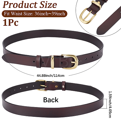 Cowhide Waist Belts AJEW-WH20070-229B-1
