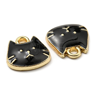 Golden Plated Alloy Charms ENAM-L042-01G-04-1