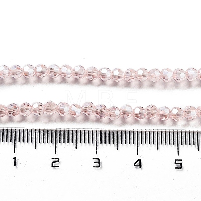Electroplate Transparent Glass Beads Strands LS-EGLA-A035-T3mm-A20-1