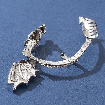 Alloy Dragon Cuff Earrings EJEW-FS0001-08-1