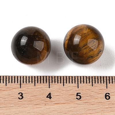 Natural Tiger Eye No Hole Sphere Beads G-K353-04C-04-1