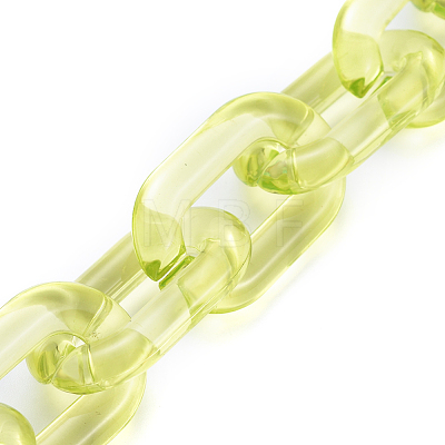 Handmade Transparent Acrylic Cable Chains X-AJEW-JB00563-04-1
