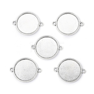 Tibetan Style Alloy Cabochon Connector Settings LS-TIBE-M022-11AS-1