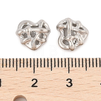 Non-Tarnish 304 Stainless Steel Cabochons STAS-L082-008P-01-1