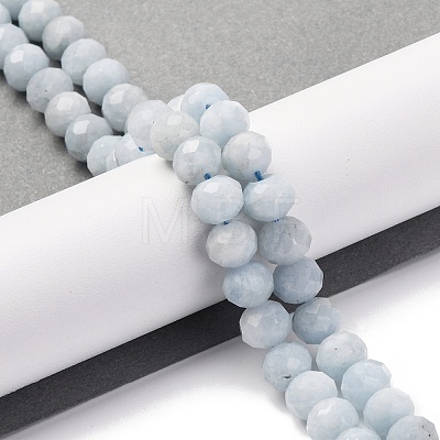 Natural Aquamarine Beads Strands G-K380-A50-01-1