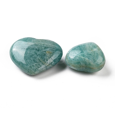 Natural Amazonite Home Heart Love Stones G-A207-08B-1