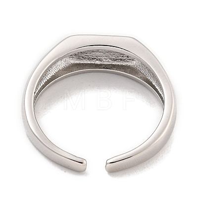 Brass Cuff Rings RJEW-Q811-01P-1