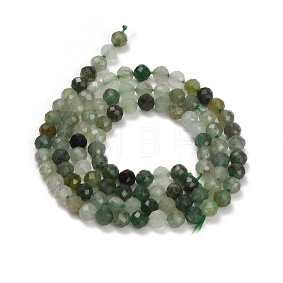 Natural Green Strawberry Quartz Beads Strands GG-CBA753B-A03-4mm-1