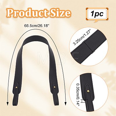 Cowhide Wide Bag Shoulder Straps FIND-WH0135-88B-1