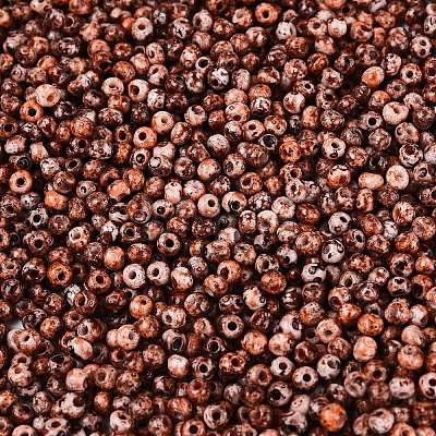 Picasso Glass Seed Beads GL-N001-01B-06-1