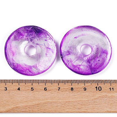 Natural Calcite Dyed Pendants G-B083-01A-01-1