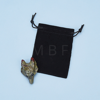 Natural Dragon Blood Pendants G-SC0001-20C-1