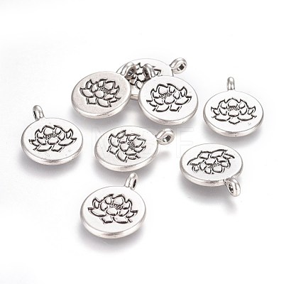 Tibetan Style Alloy Pendants TIBE-S301-015TAS-NR-1
