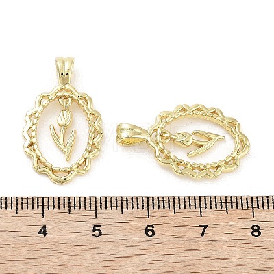 Rack Plating Brass Pendants KK-Z064-24G-02-1