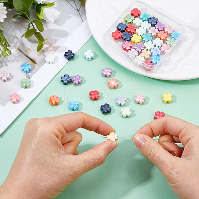 50Pcs Handmade Porcelain Beads PORC-DC0001-17-1