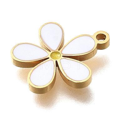 Brass Enamel Charms STAS-Q347-14G-02-1-1