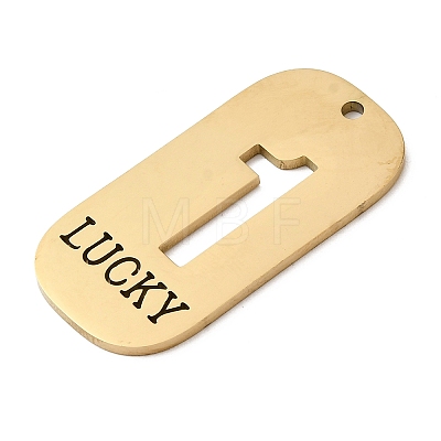 304 Stainless Steel Pendants STAS-D200-02B-G-1