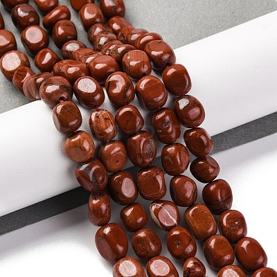 Natural Red Jasper Beads Strands G-G146-A04-01-1