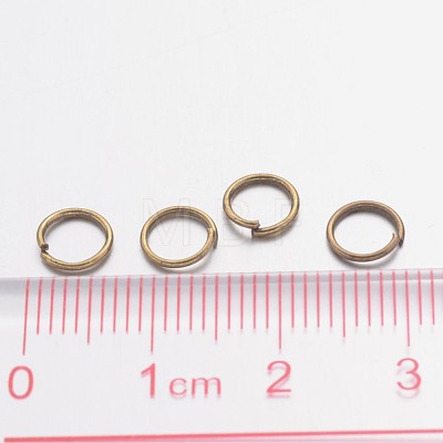 Iron Open Jump Rings X-JRAB6mm-NF-1