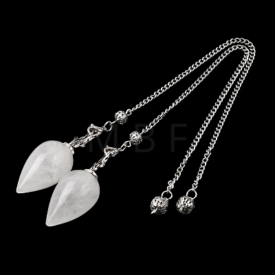 Natural Quartz Crystal Dowsing Pendulum Pendants GG-CBA6D08-A01-1
