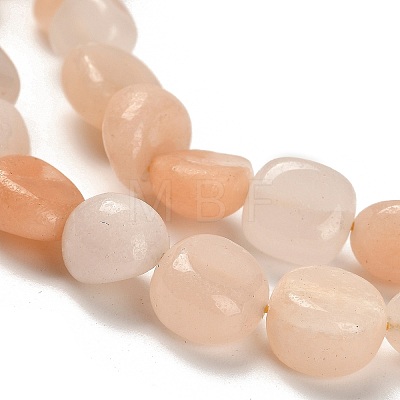 Natural Pink Aventurine Beads Strands G-P497-01E-82A-1