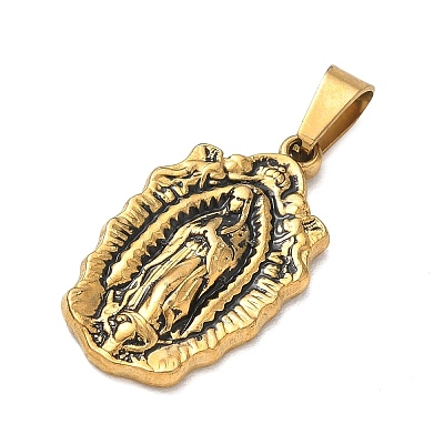 Religion 304 Stainless Steel Pendants STAS-H264-13F-AG-1
