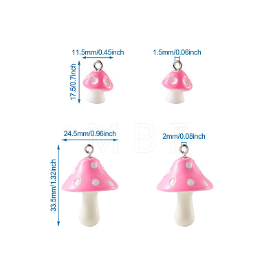  Resin Pendant Sets RESI-TA0001-10-1