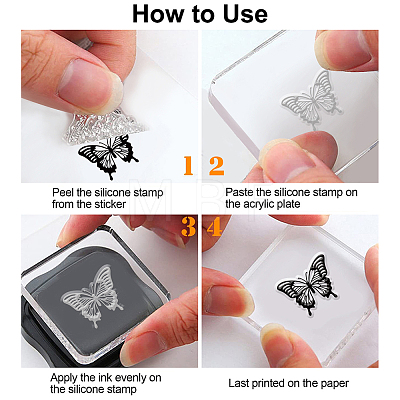 Custom PVC Plastic Clear Stamps DIY-WH0448-0658-1