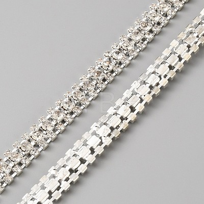 3 Yards Glass Rhinestone Trimming DIY-WH0671-320B-1