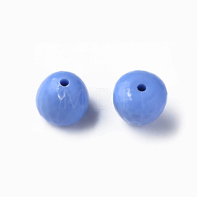 Opaque Acrylic Beads MACR-S373-10A-A02-1
