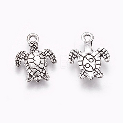 Tibetan Style Alloy Pendants A-PALLOY-WH0066-13AS-1