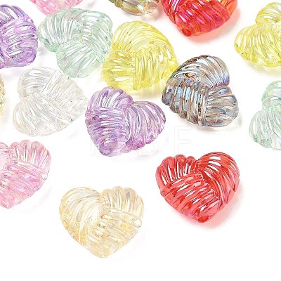 Plating Transparent Acrylic Beads AC-CBA5019-09-1