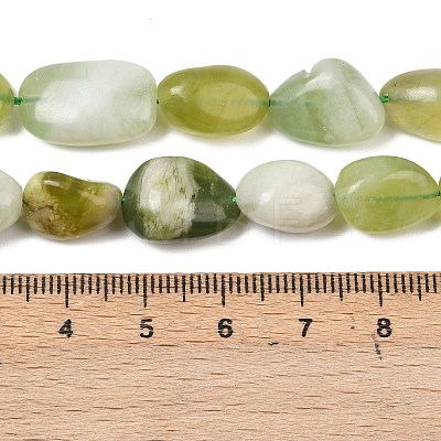 Natural Xiuyan Jade Beads Strands G-A284-A04-01-1