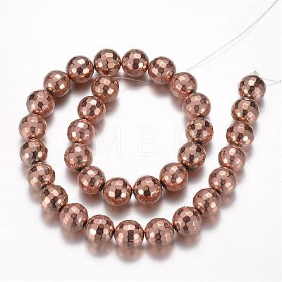 Non-Magnetic Hematite Beads Strands G-D822-15-1