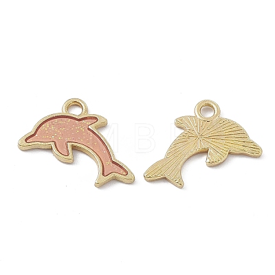 Alloy Enamel Pendants ENAM-C008-04KCG-1