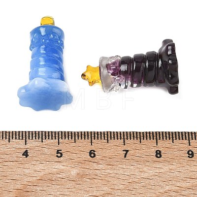 Opaque Resin Cabochons RESI-A055-04-1