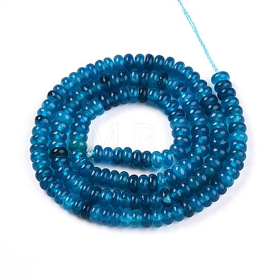 Dyed Natural White Jade Beads Strands X-G-T139-57A-04-1