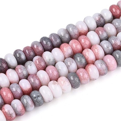 Glass Beads Strands GLAA-N059-5x8mm-34-1