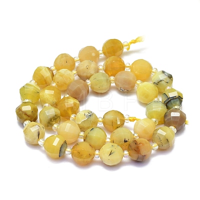 Natural Yellow Opal Beads Strands G-K306-A16-10mm-1