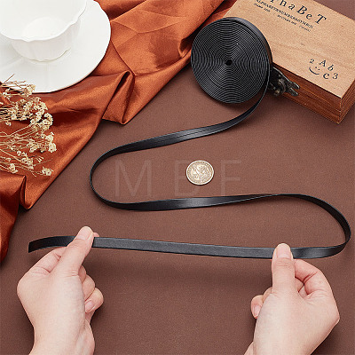 Flat PU Imitation Leather Cord SRIB-WH0011-164A-1