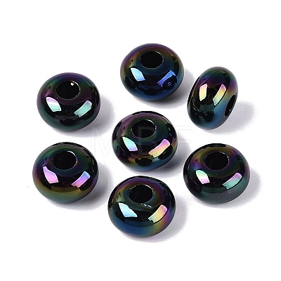 Halloween Theme Opaque Acrylic European Beads OACR-E033-19M2-1