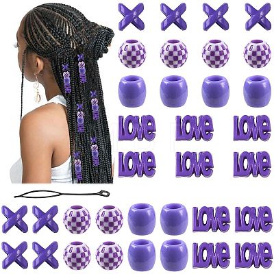Acrylic Hair Coil Cuffs FIND-FZC0005-004B-02-1