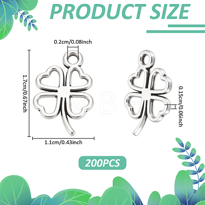200Pcs Tibetan Style Alloy Pendants TIBEP-UN0001-30-1