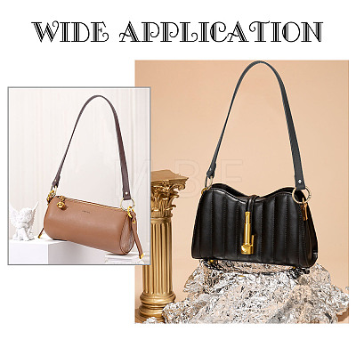 2Pcs 2 Colors Imitation Leather Bag Handles FIND-WR0002-68AB-1