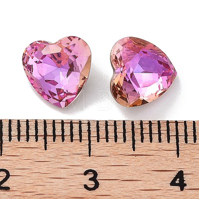 Glass Rhinestone Cabochons RGLA-G020-04F-D502-1