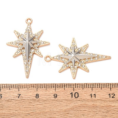 Alloy Rhinestone Pendants RB-CBAA987-17A-1