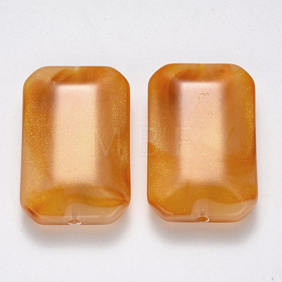 Imitation Gemstone Acrylic Beads X-OACR-R075-01D-1